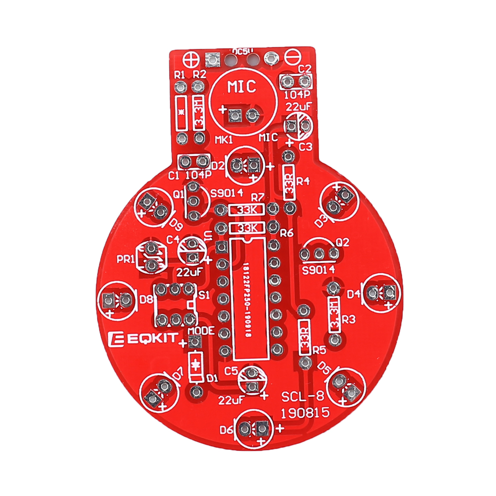 DIY Kit Sound Light Controller LED Delay Light Voice Controlled